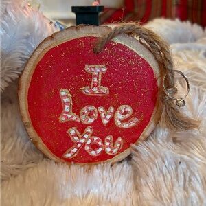 Homemade I Love You/Marry Me Ornament